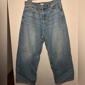 Madewell Curvy Darted Barrel Jeans